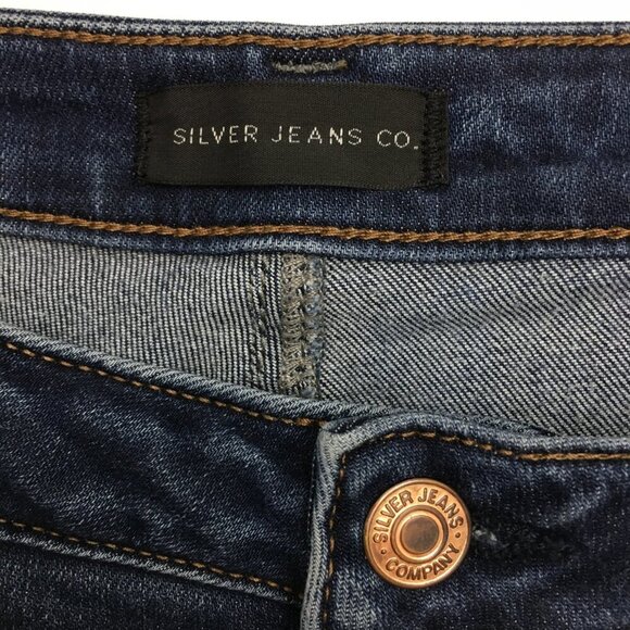 Silver Jeans Women's Most Wanted Skinny Distressed size 31 x 29 - Picture 3 of 9